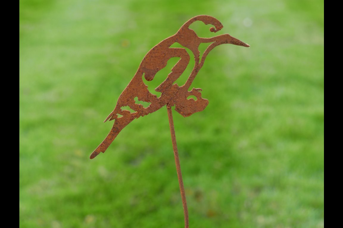 Rusty Bird Stake
