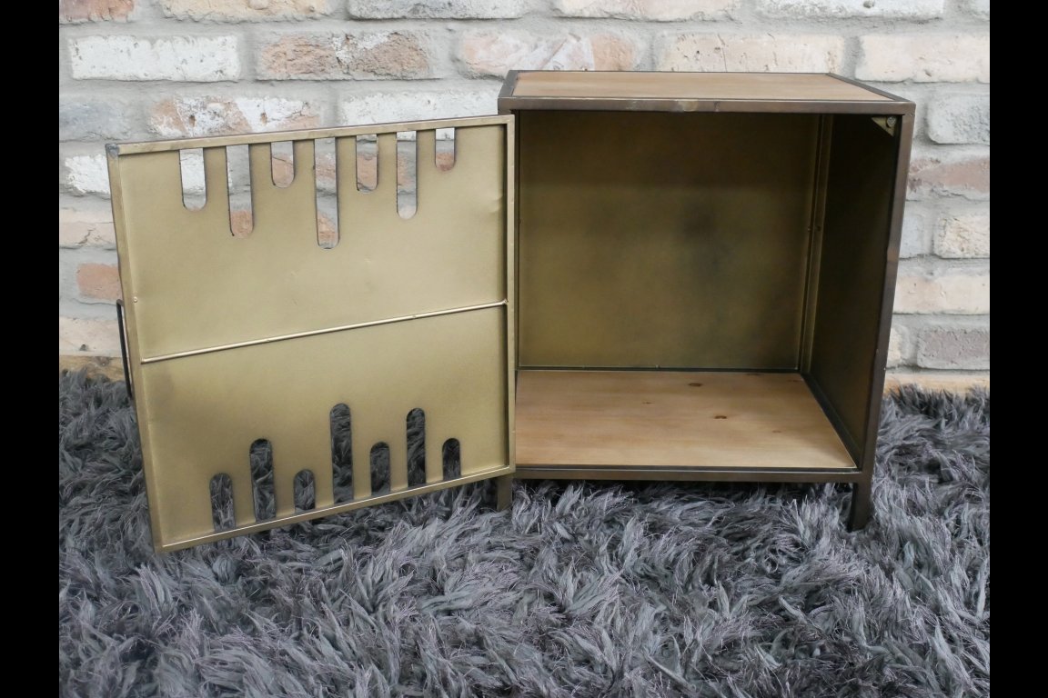 Industrial Bedside Cabinet