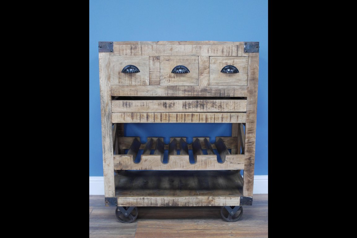 Industrial Wine Cabinet