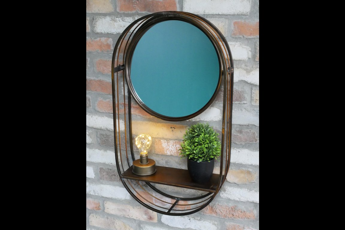 Mirror With Shelf