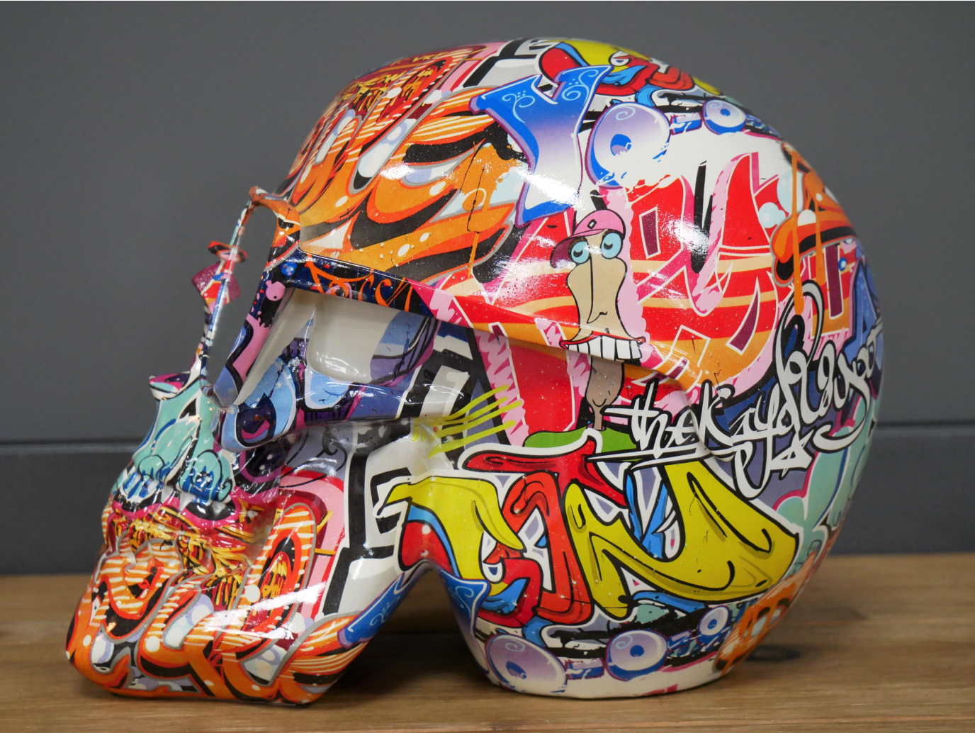 Skull With Mirrored Shades