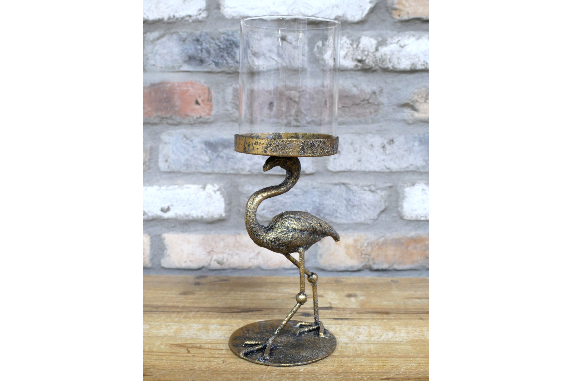 Flamingo Candle Holder