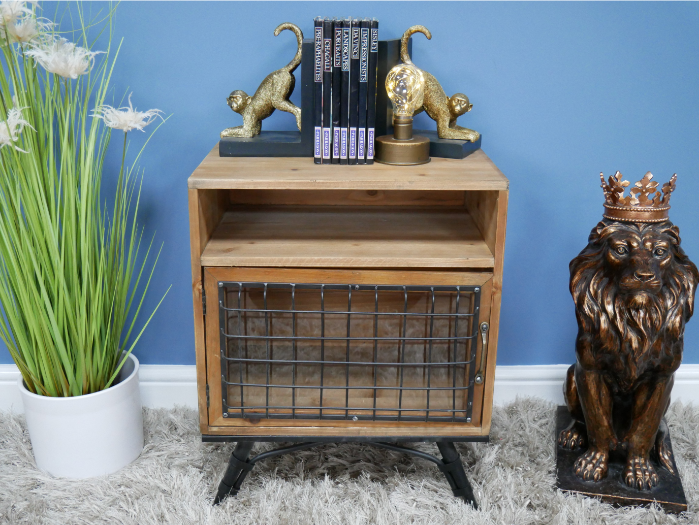 Industrial Bedside Cabinet