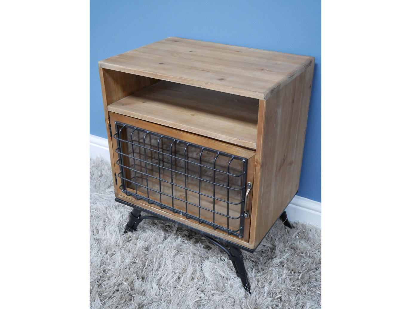 Industrial Bedside Cabinet