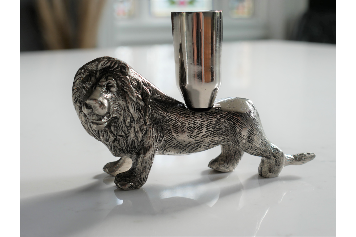 Lion Candle Holder