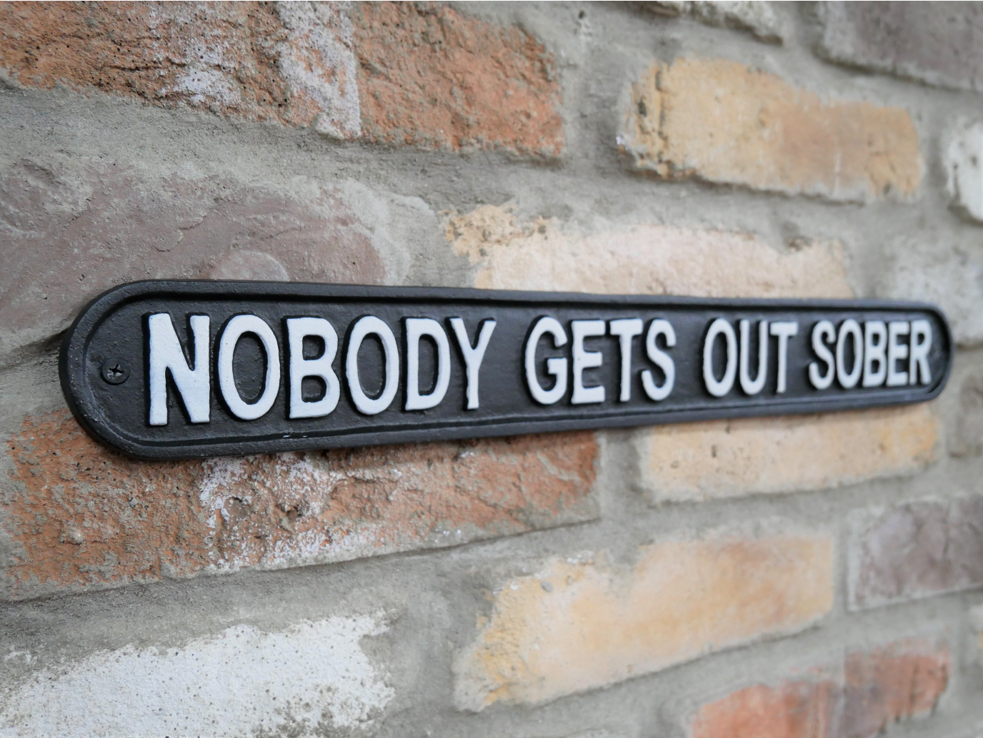 Sign - Nobody Gets Out Sober