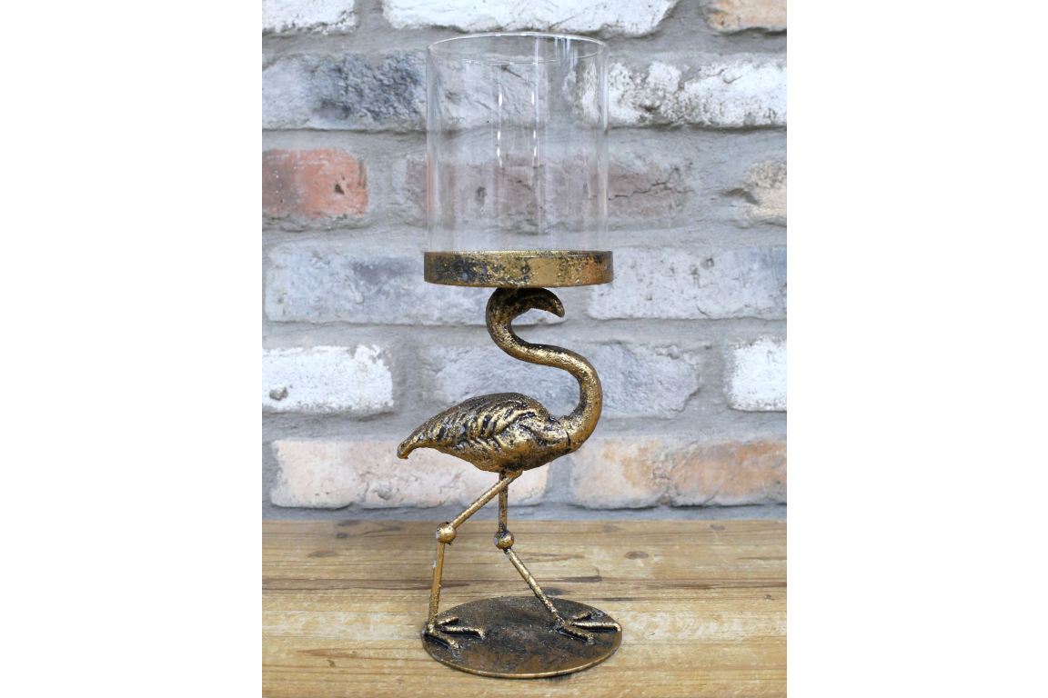 Flamingo Candle Holder