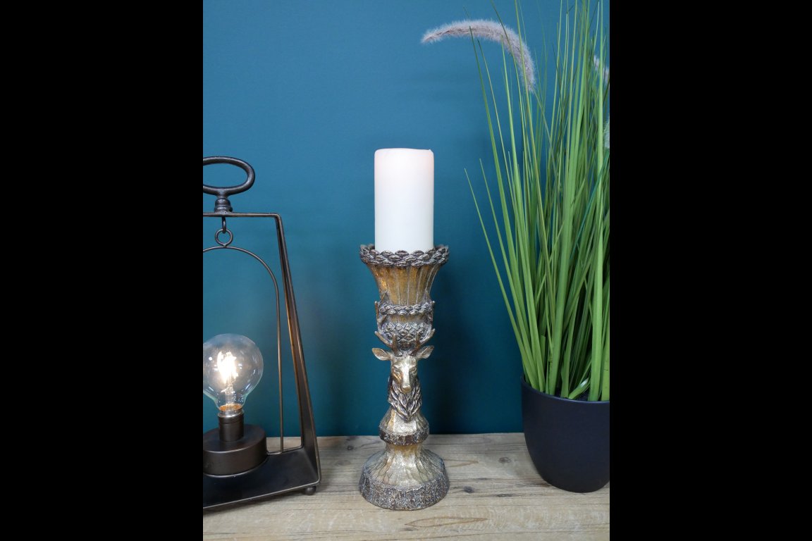 Stag Candle Holder