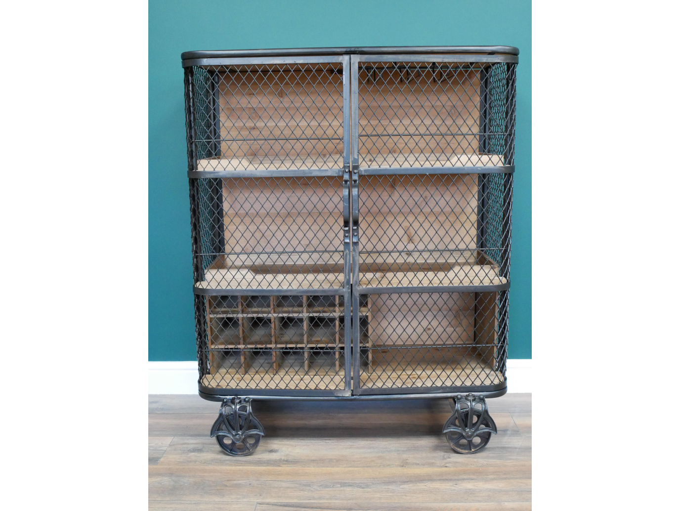 Industrial Bar Cabinet