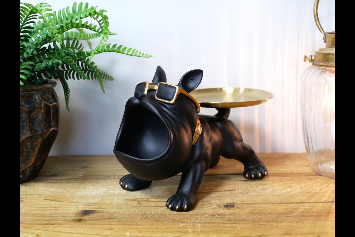 Big Mouth Dog With Tray