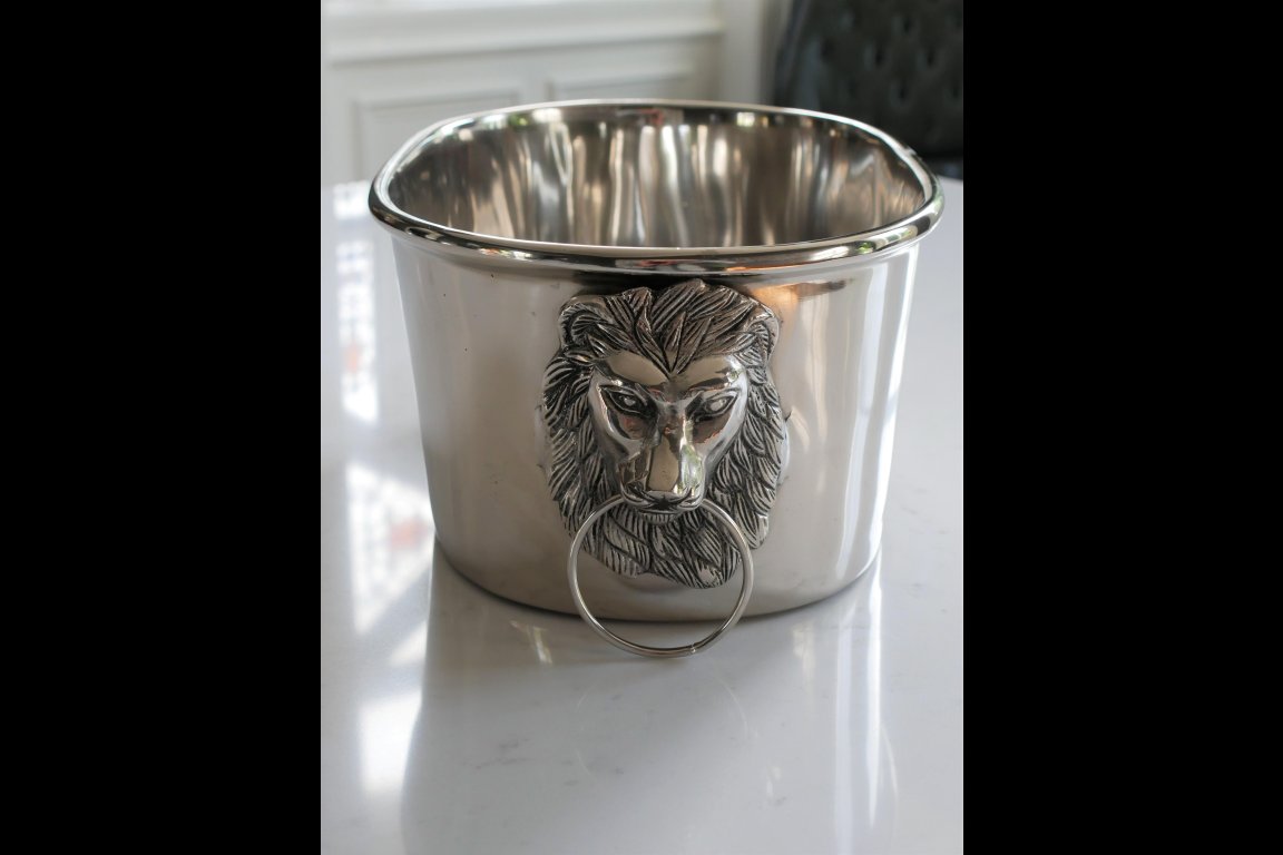 Lion Handle Ice Bucket