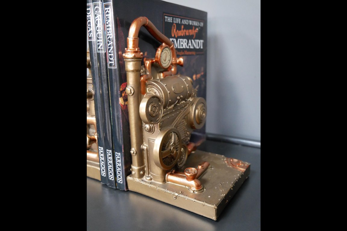 Steampunk Bookends