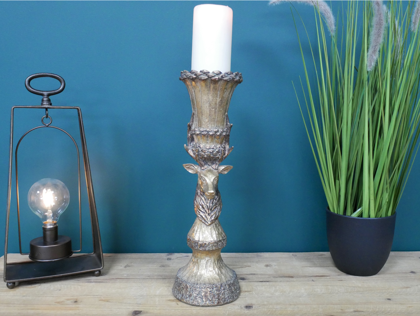 Stag Candle Holder