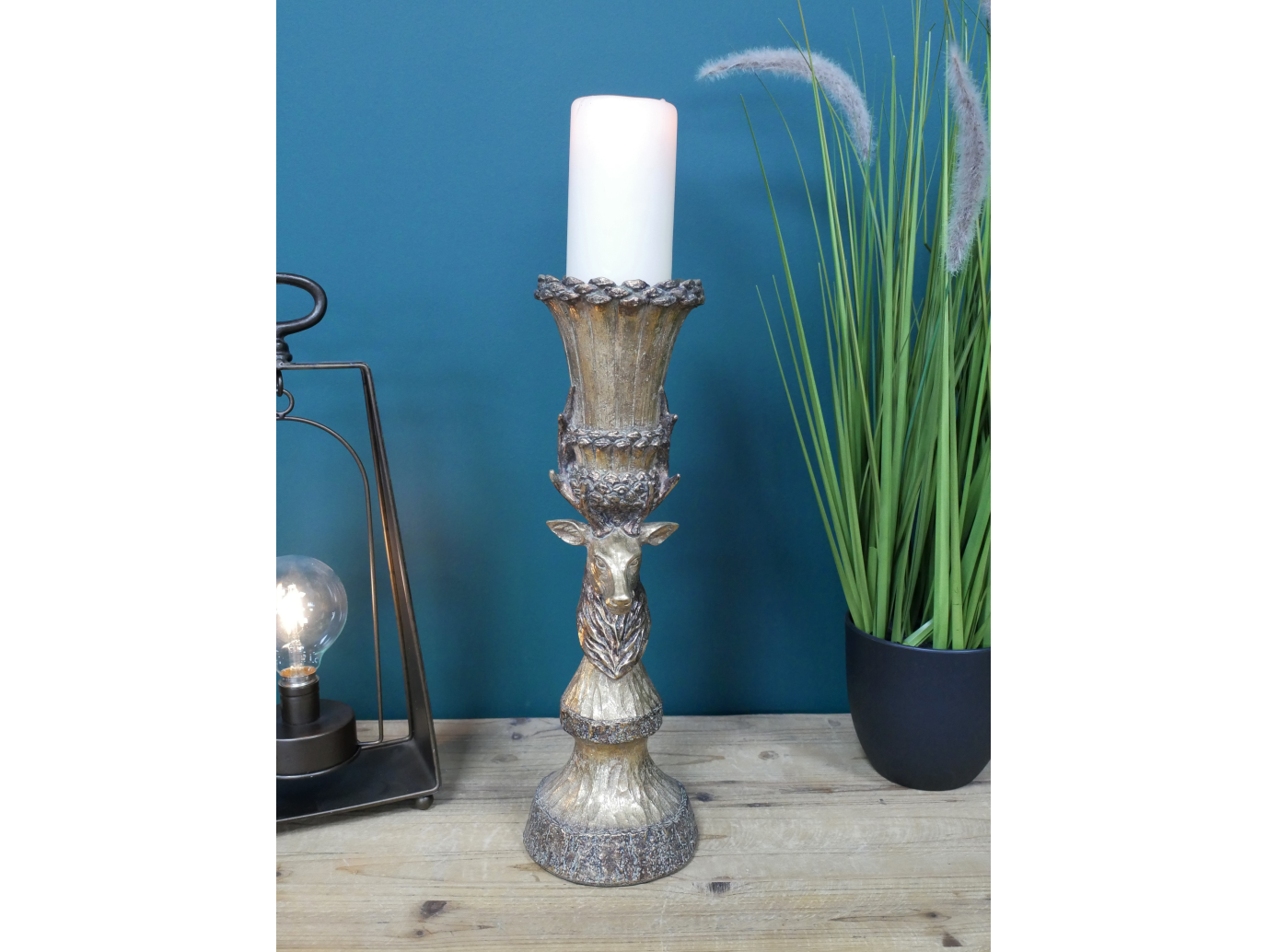Stag Candle Holder