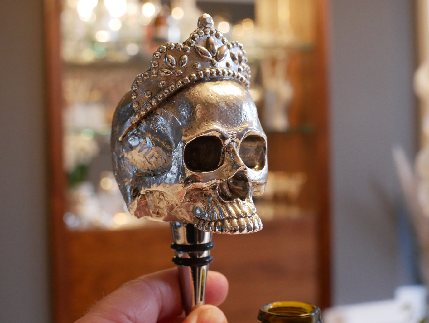 Skull Wine Stopper