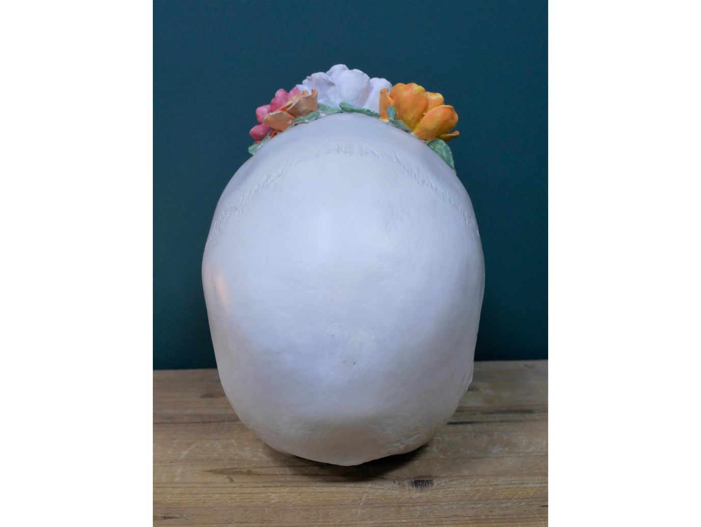 Skull With Flowers