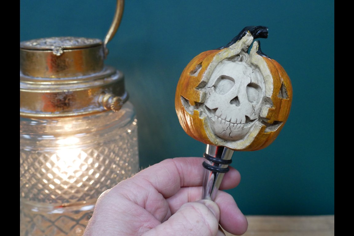 Pumpkin Wine Stopper