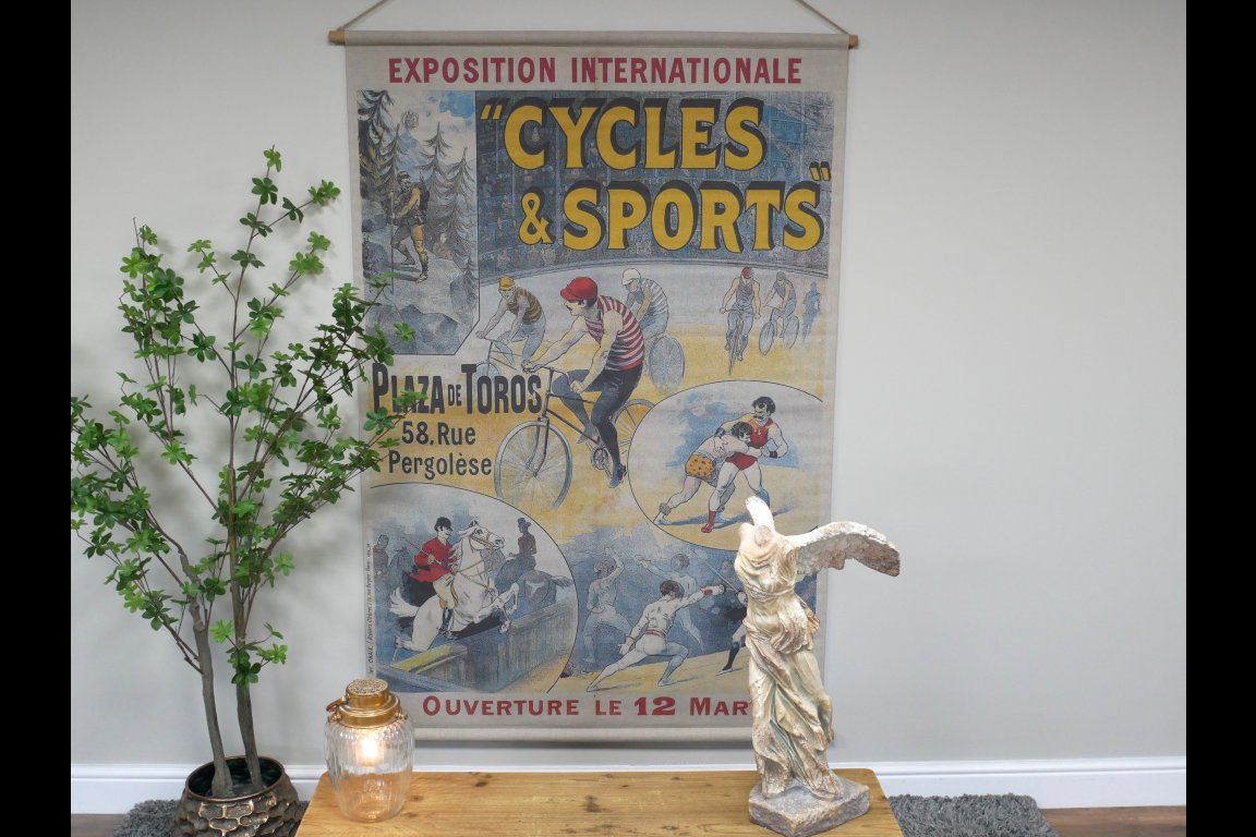 Canvas Wall Art - Cycle Sports