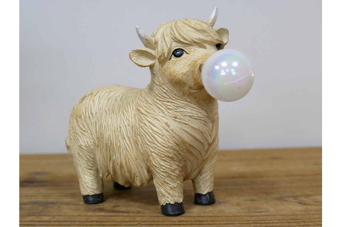 Cow Blowing Gum