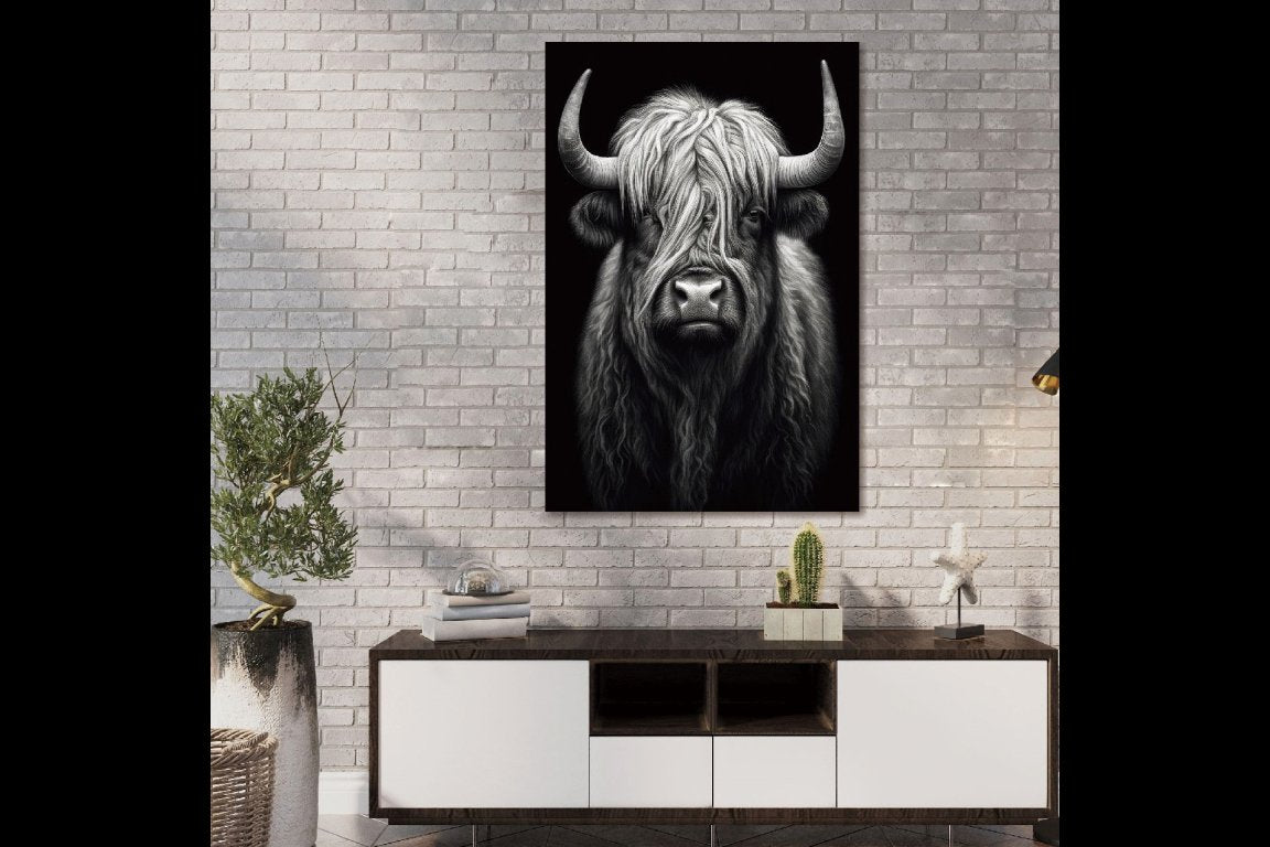 Highland Cow Wall Art