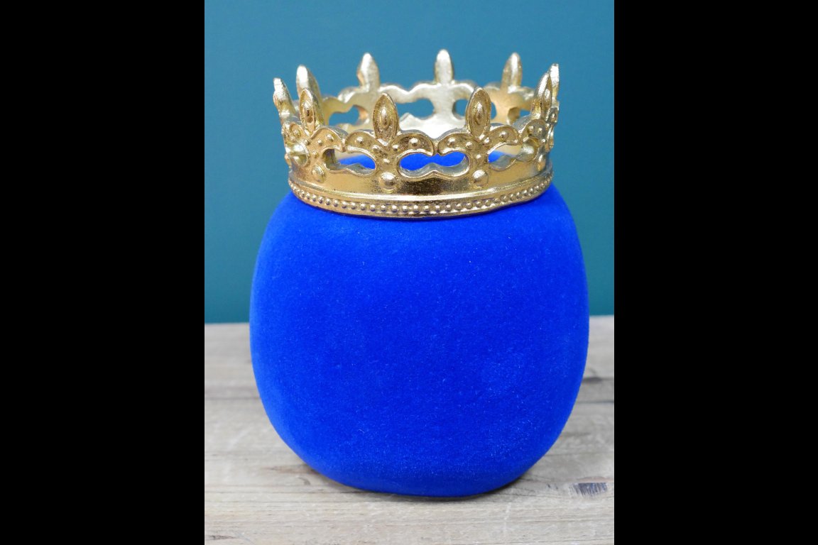 Blue Skull With Crown