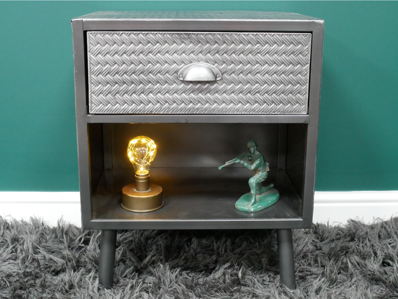 Industrial Bedside Cabinet