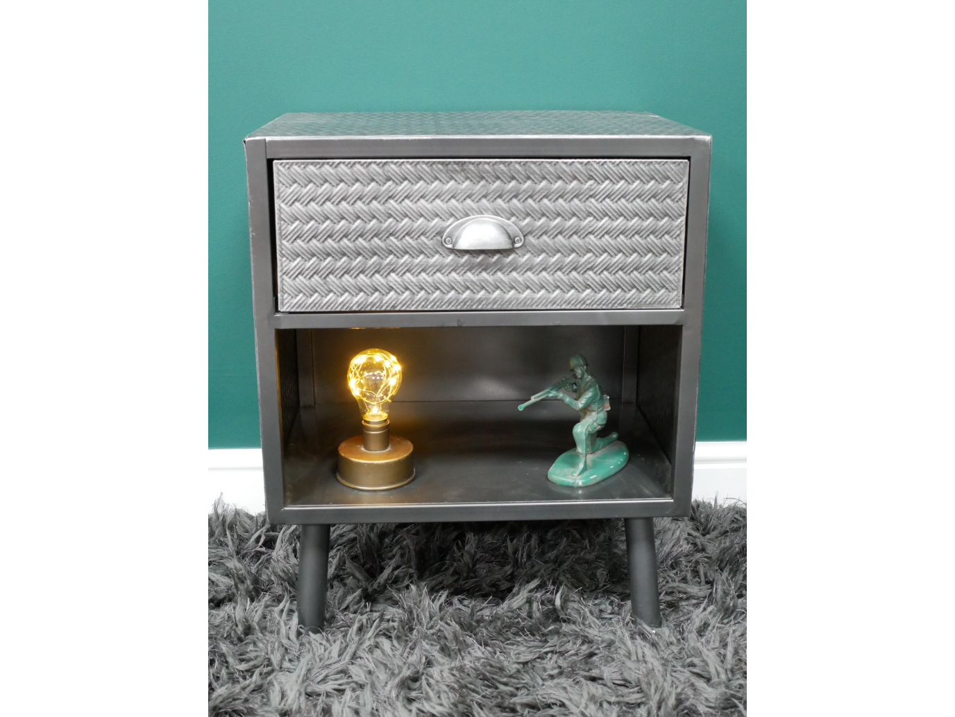Industrial Bedside Cabinet