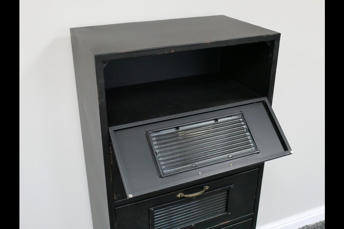 Black Industrial Storage Cabinet