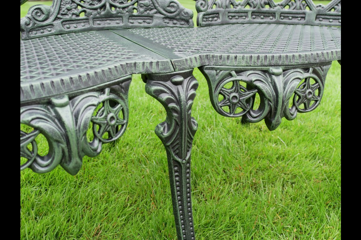 Aluminium Bench - Green Finish