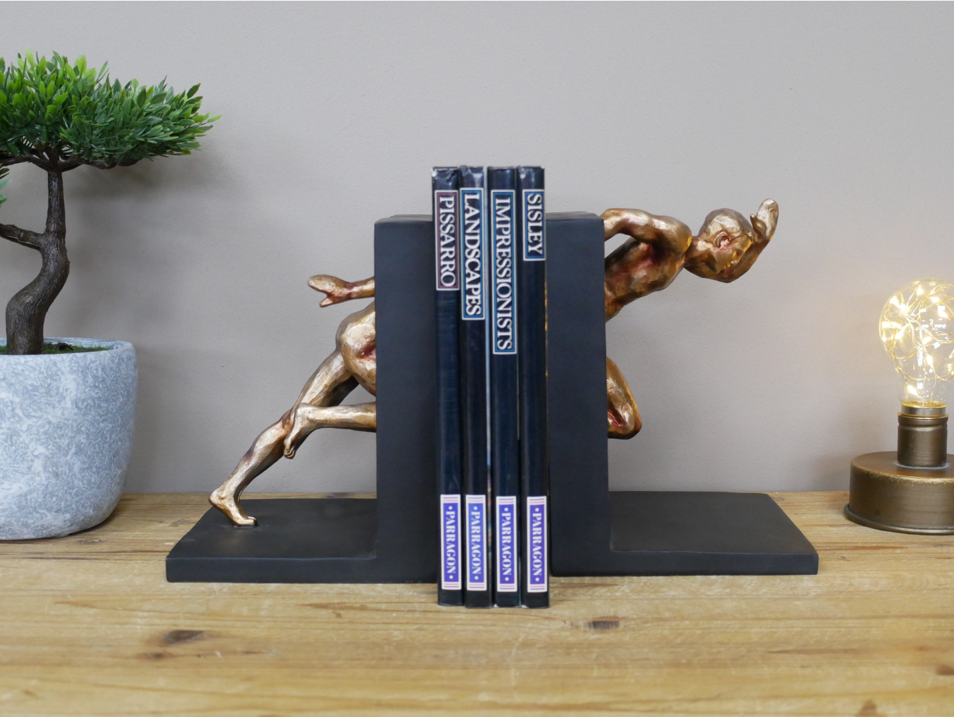 Running Bookends