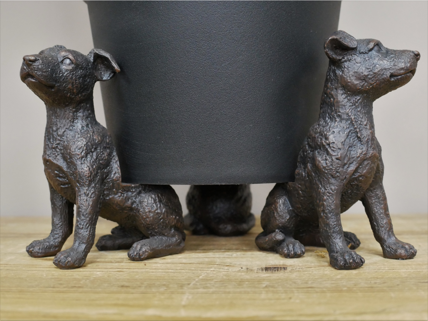 Set Of 3 Dog Pot Stands