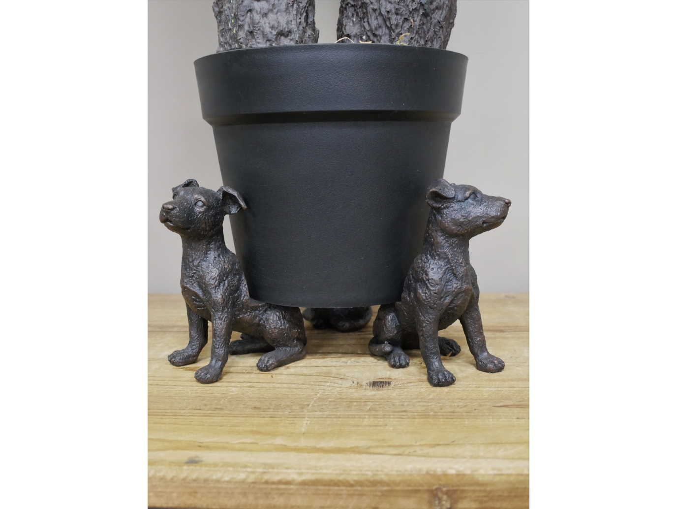 Set Of 3 Dog Pot Stands