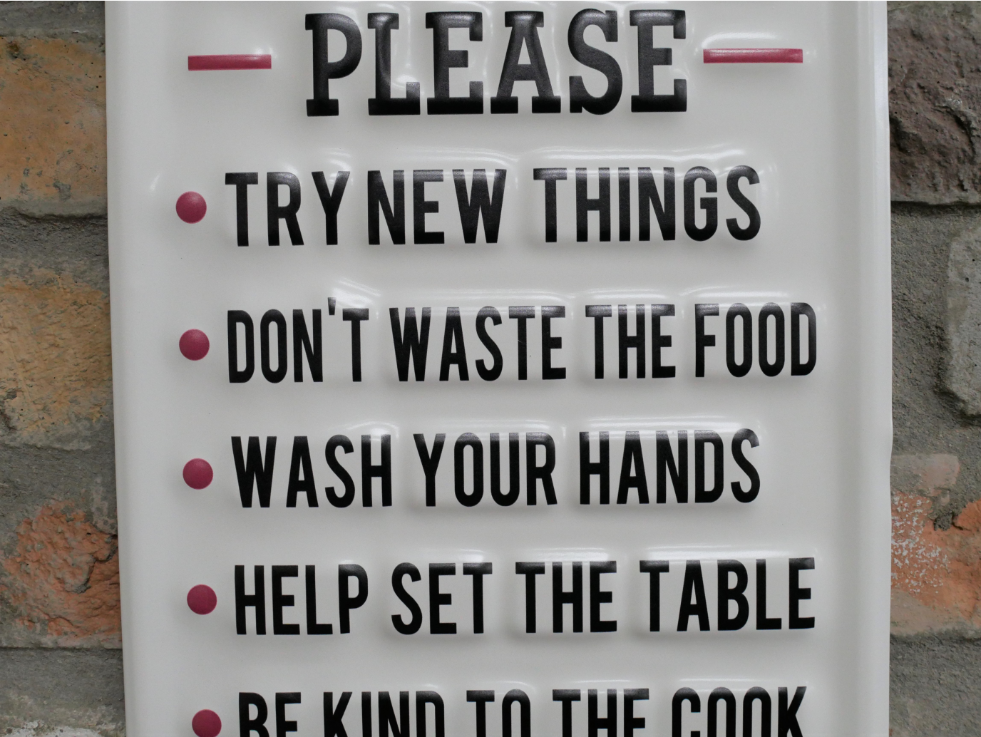 Sign (Kitchen Rules)