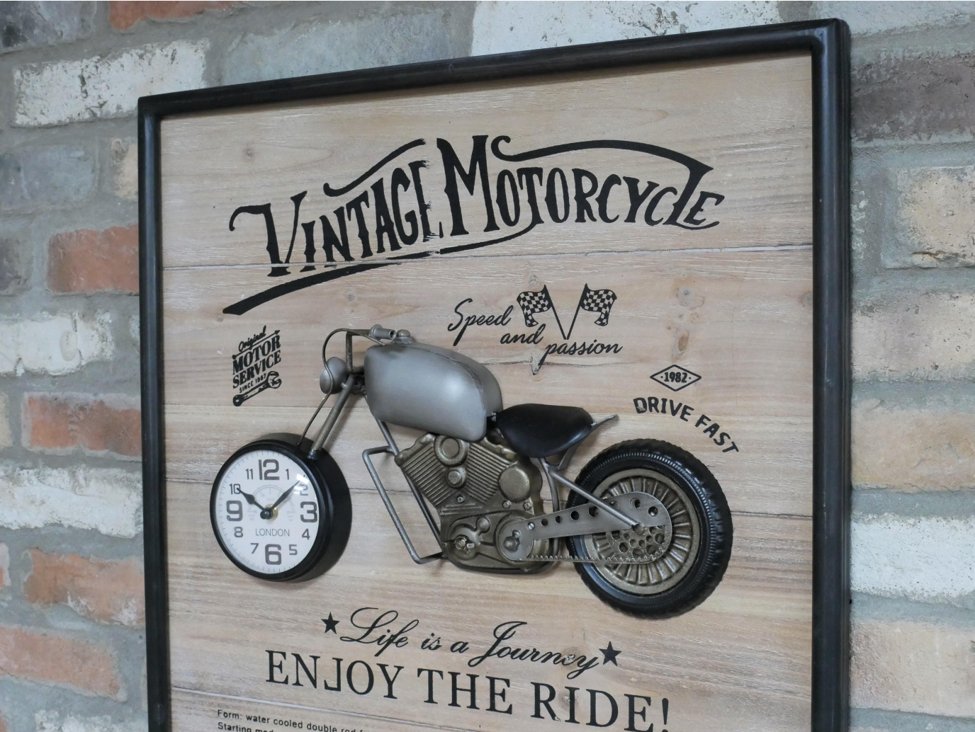 Motorbikes Clock