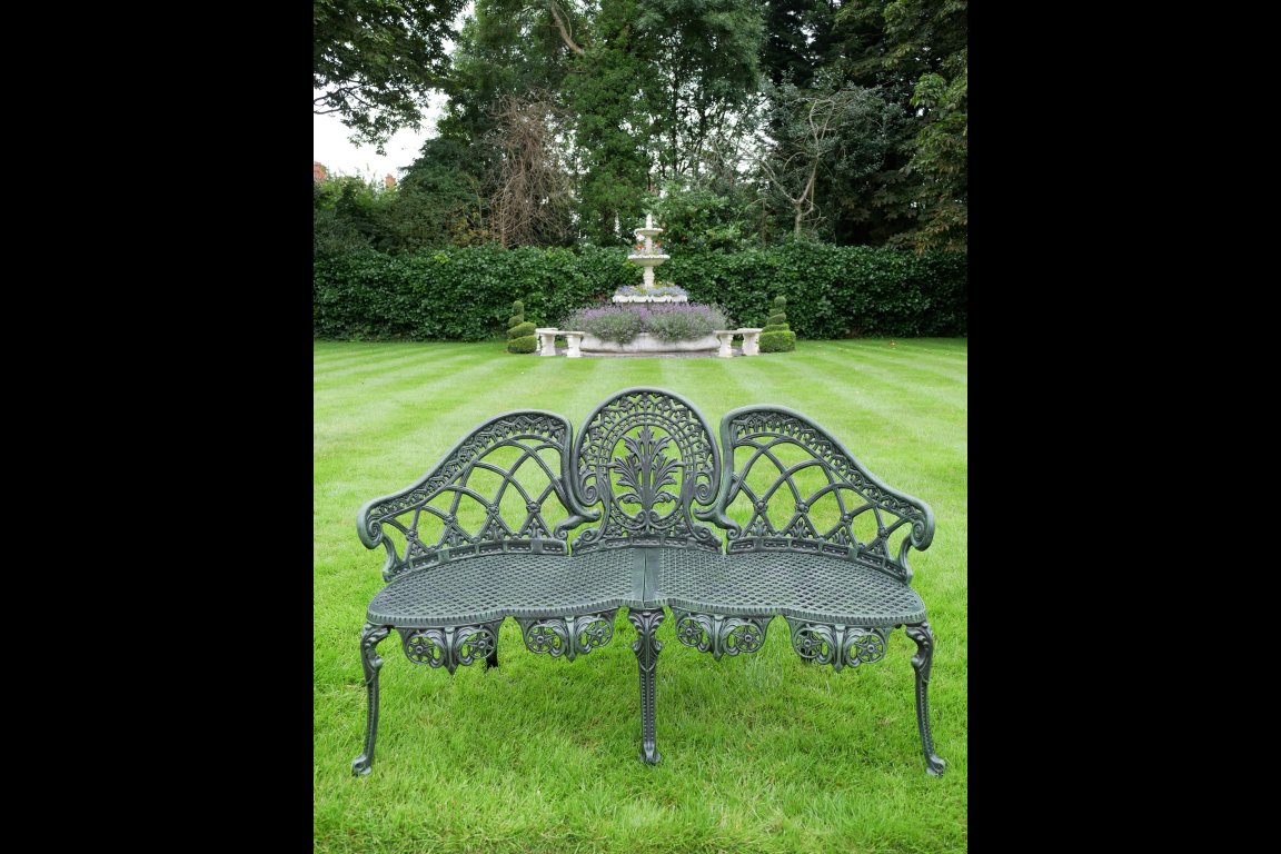 Aluminium Bench - Green Finish