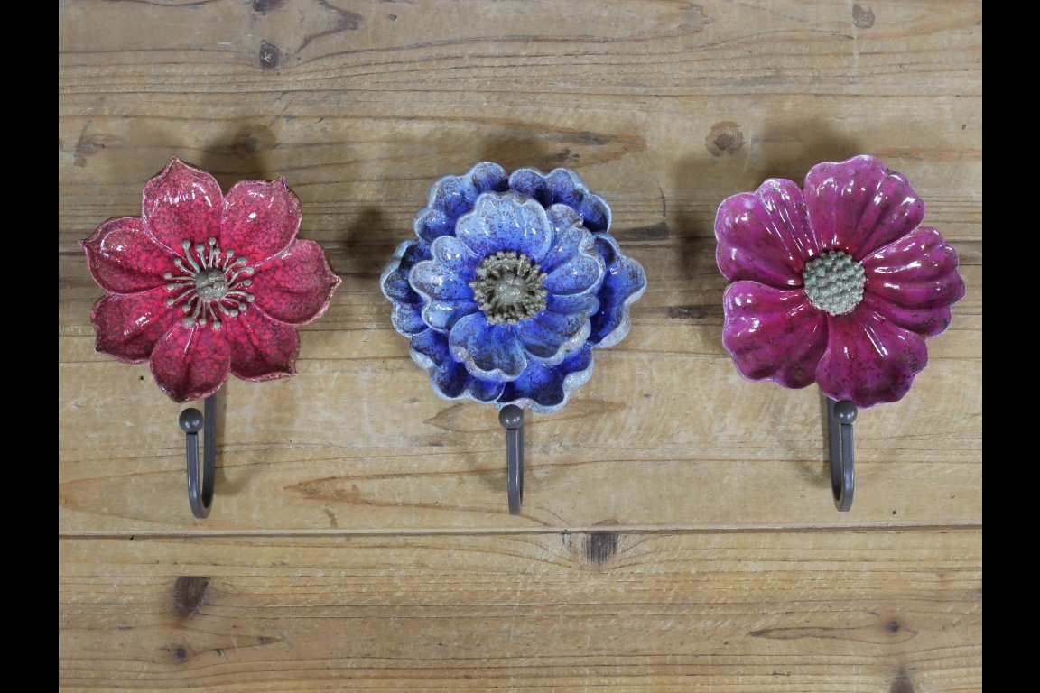 Set Of Three Coat Hooks
