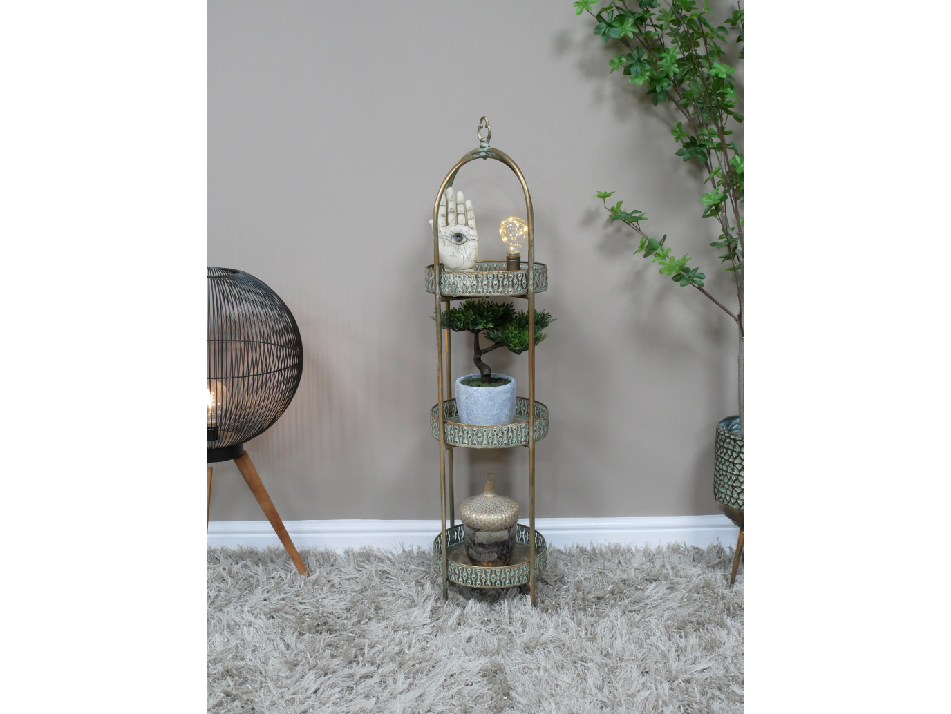 Moroccan Style 3 Tier Shelves