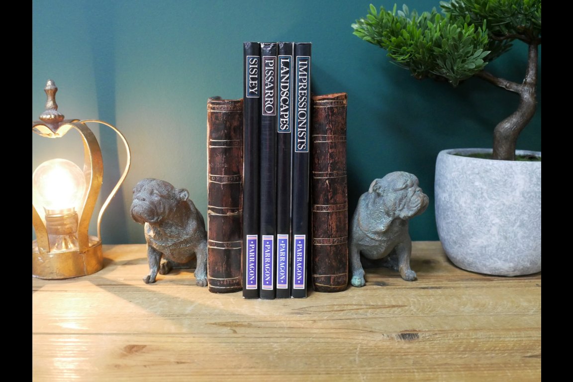 Bulldog Bookends