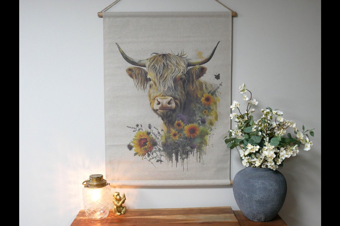 Canvas Wall Art - Cow