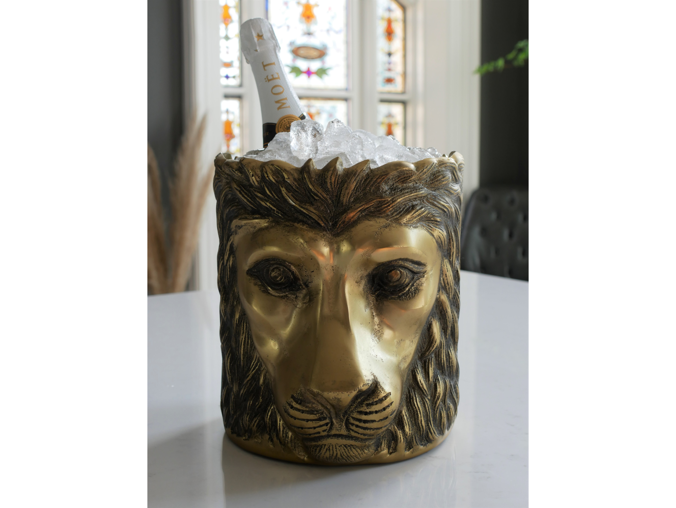 Lion Head Planter / Ice Bucket