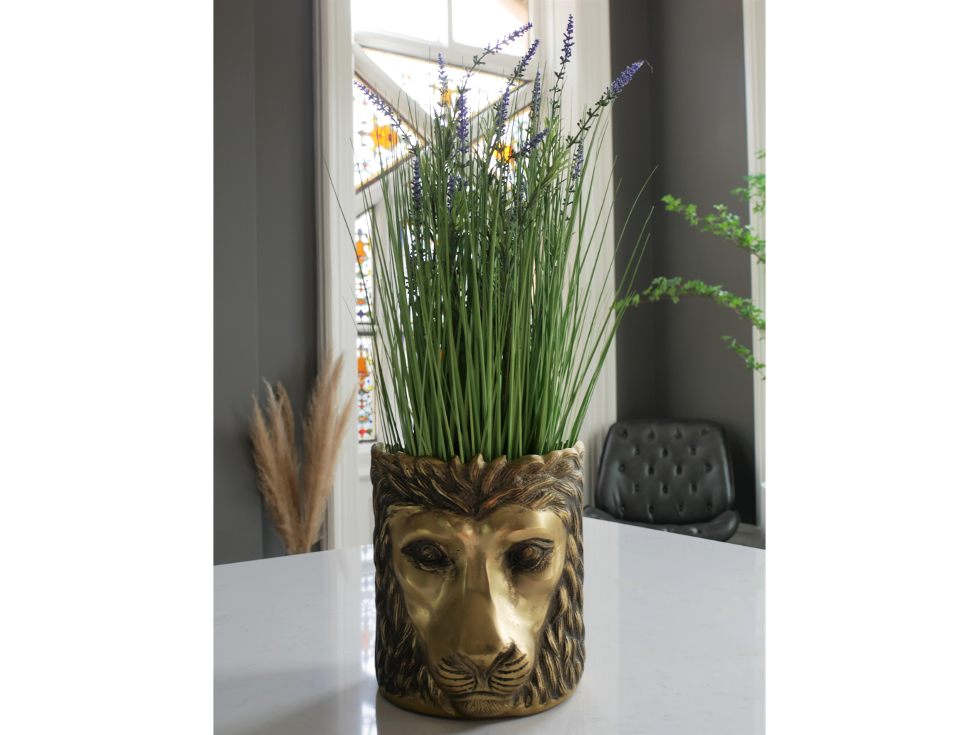 Lion Head Planter / Ice Bucket