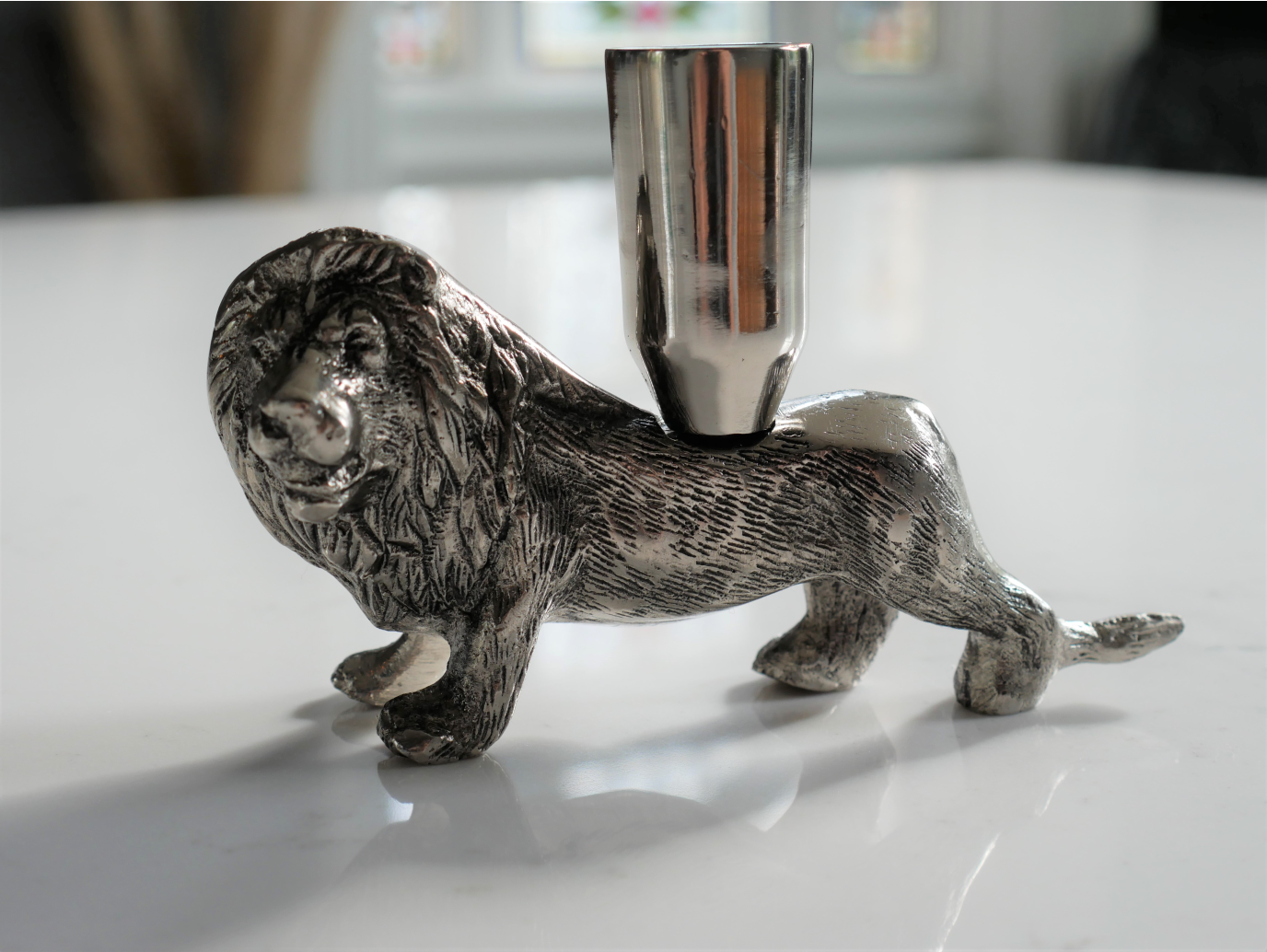 Lion Candle Holder