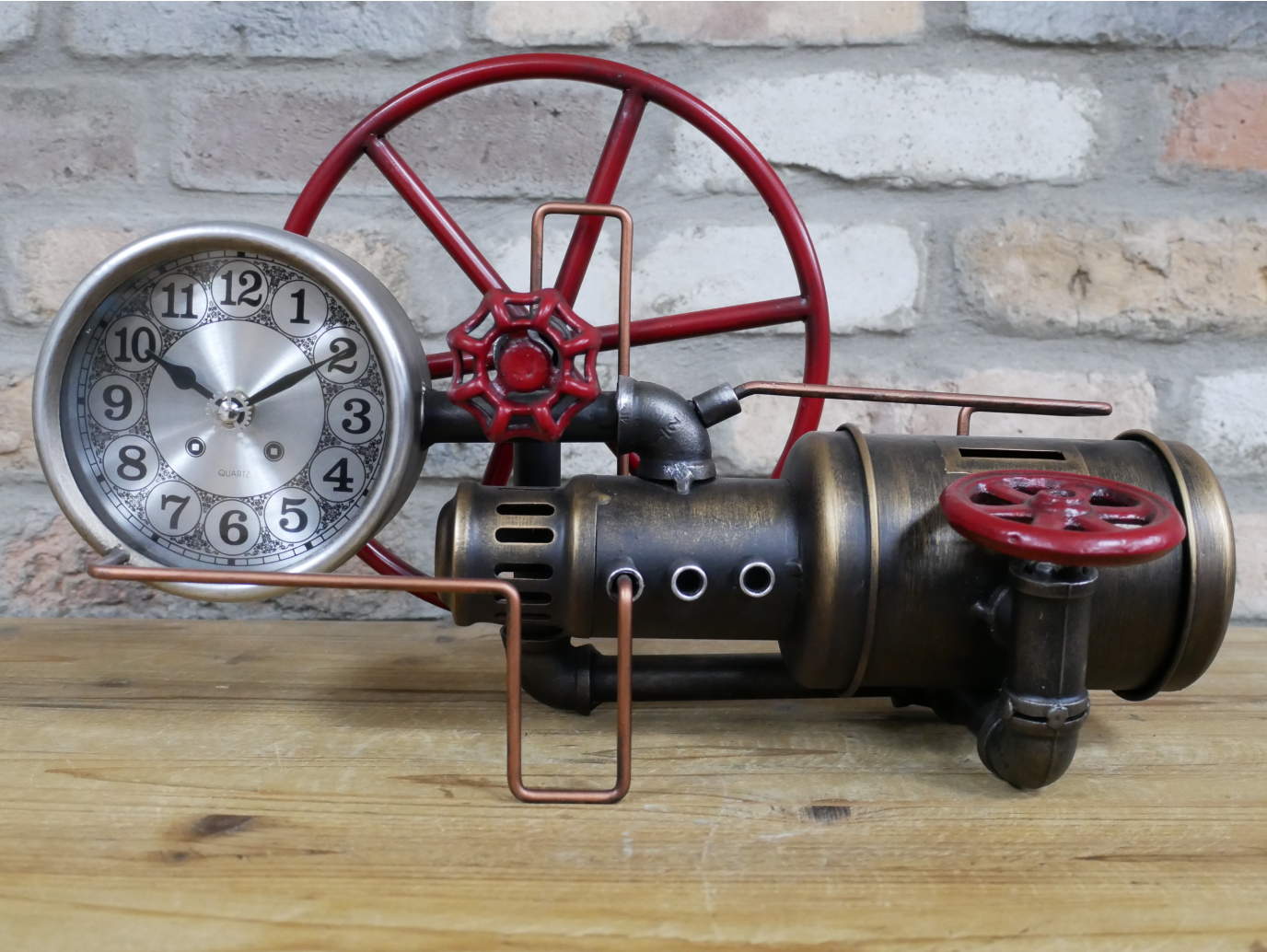 Pipe Clock / Coin Bank