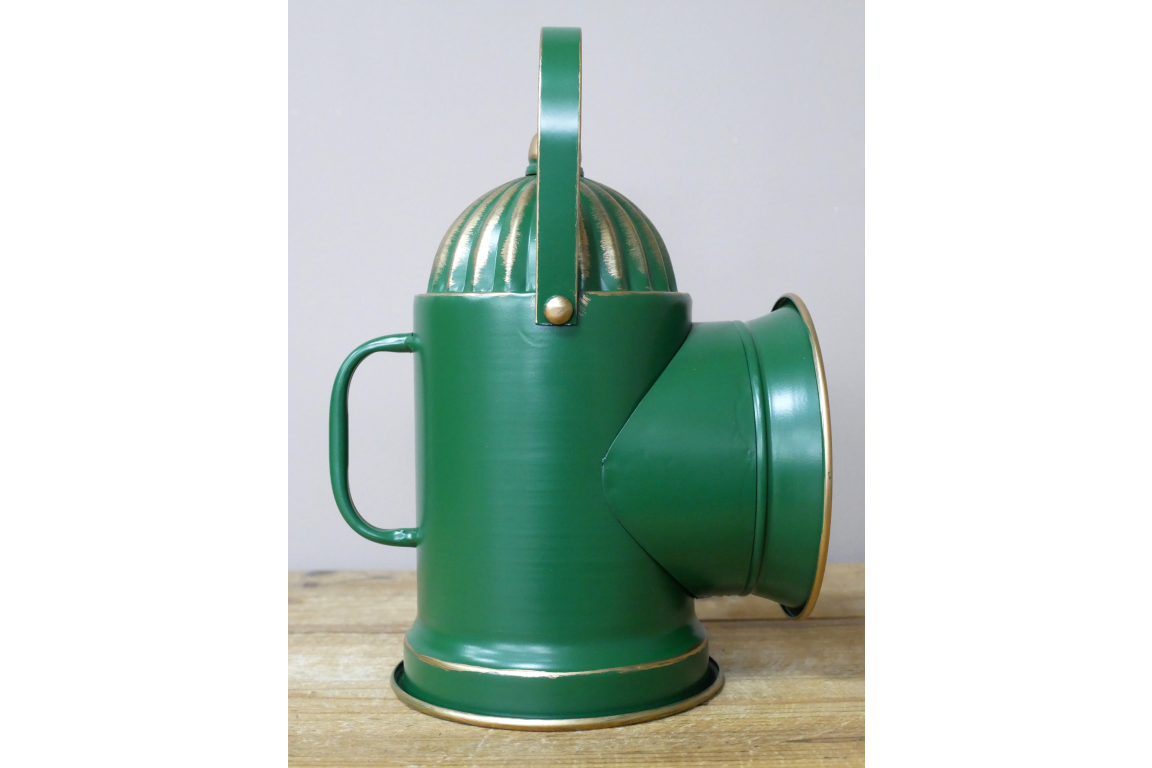 Green Railway Lamp Clock