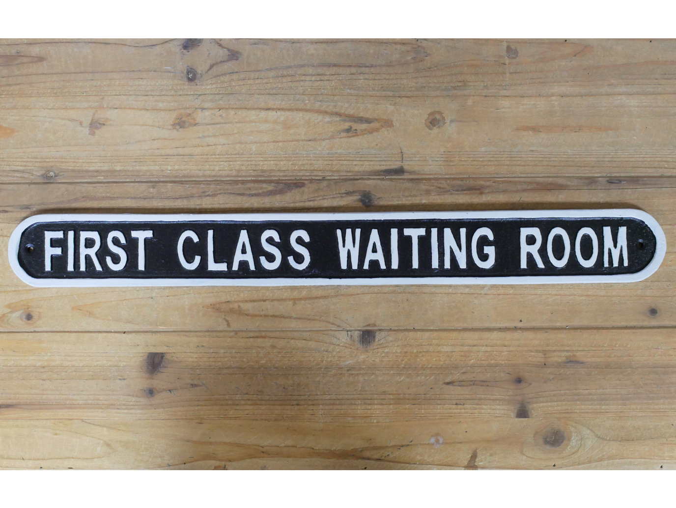 Sign - First Class Waiting