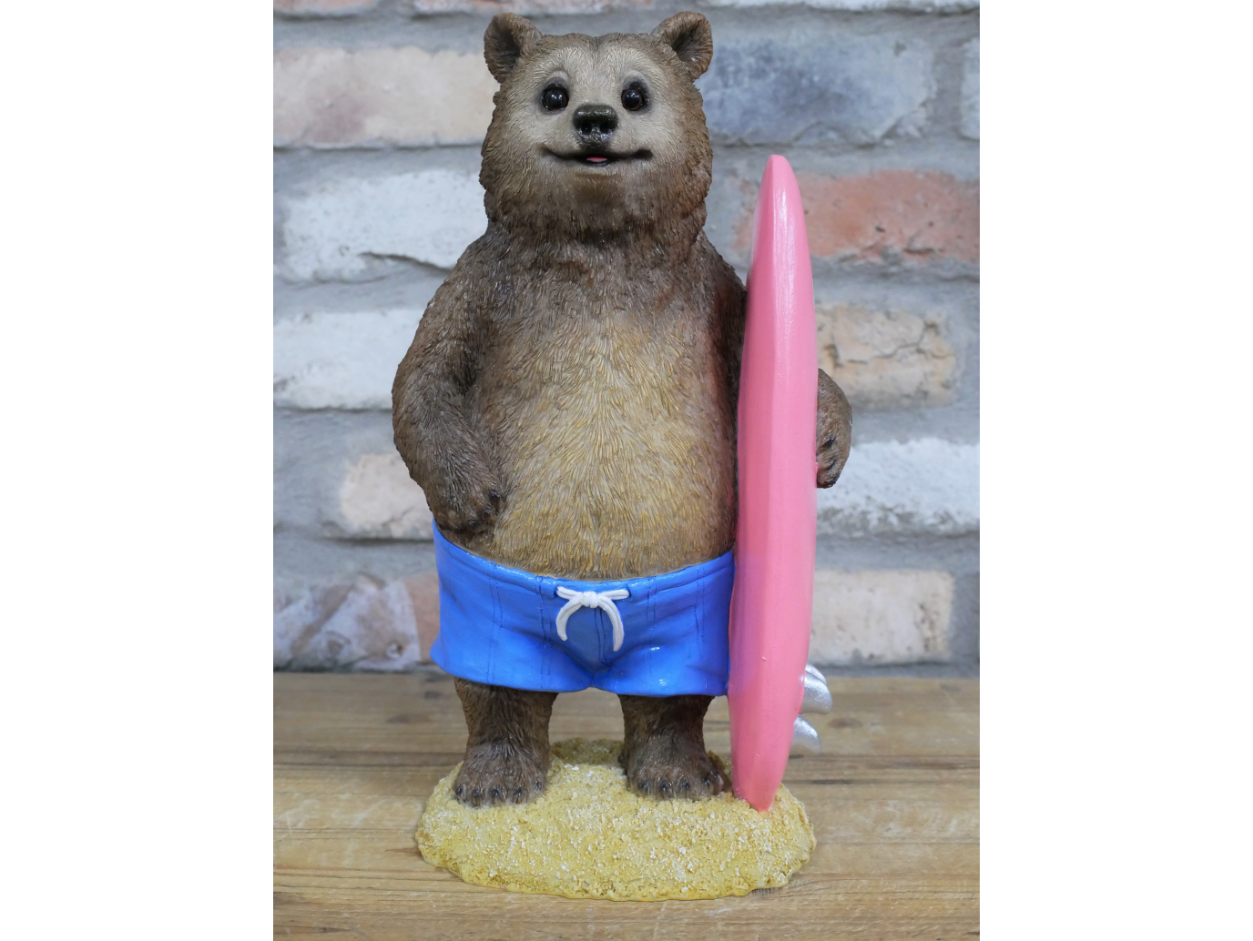 Bear With Surfboard