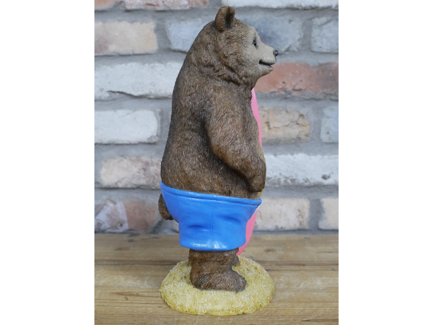 Bear With Surfboard