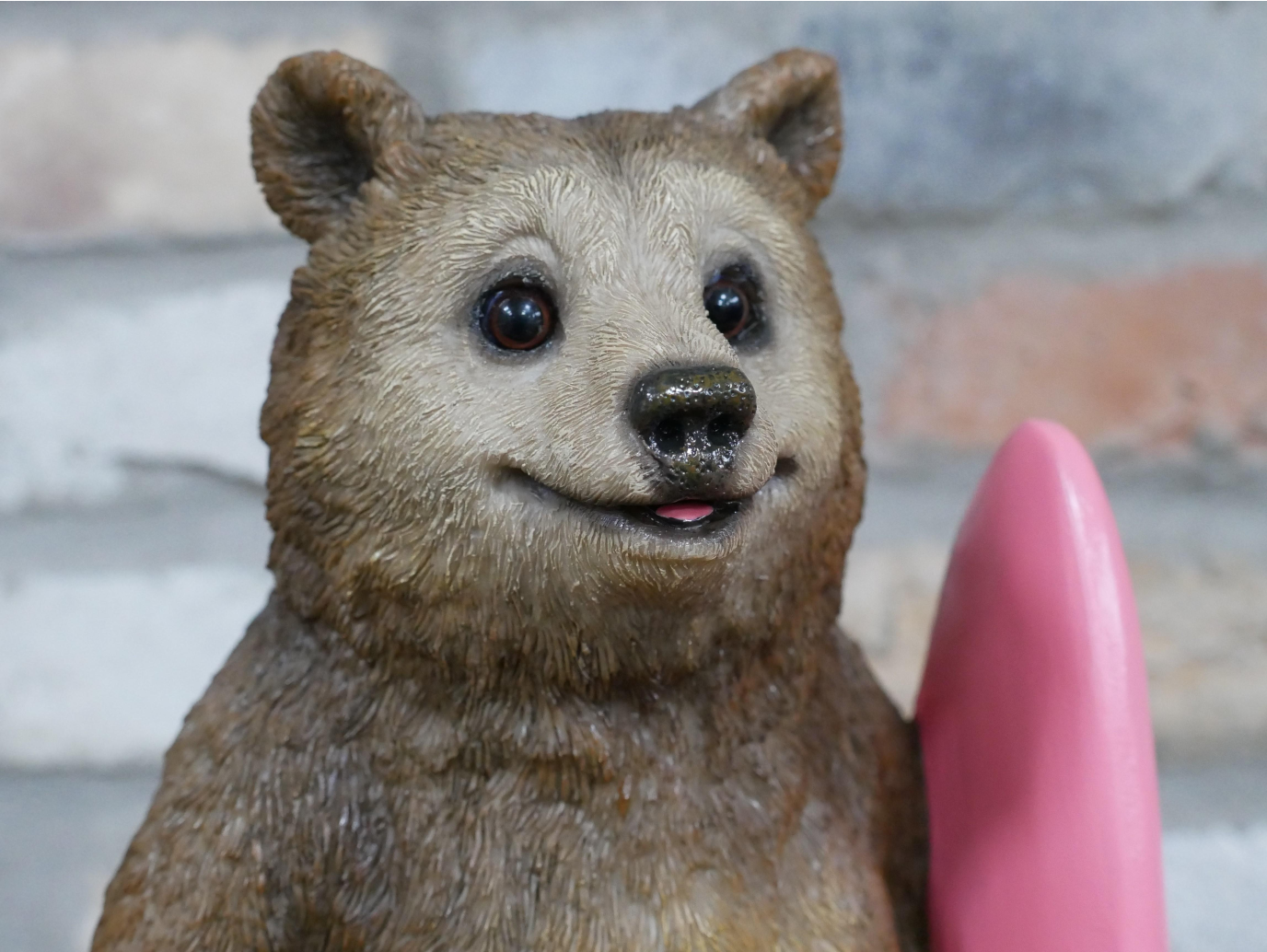 Bear With Surfboard