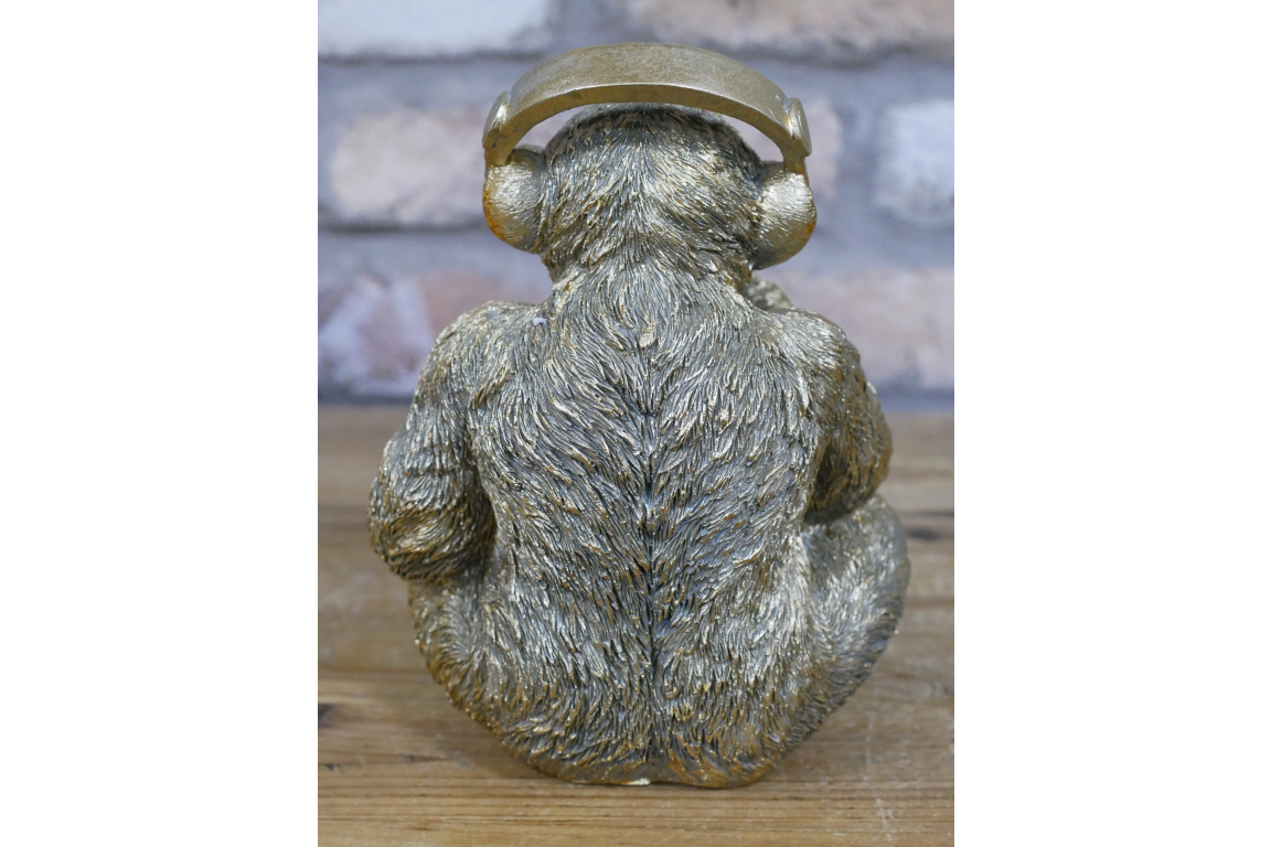 Monkey With Headphones