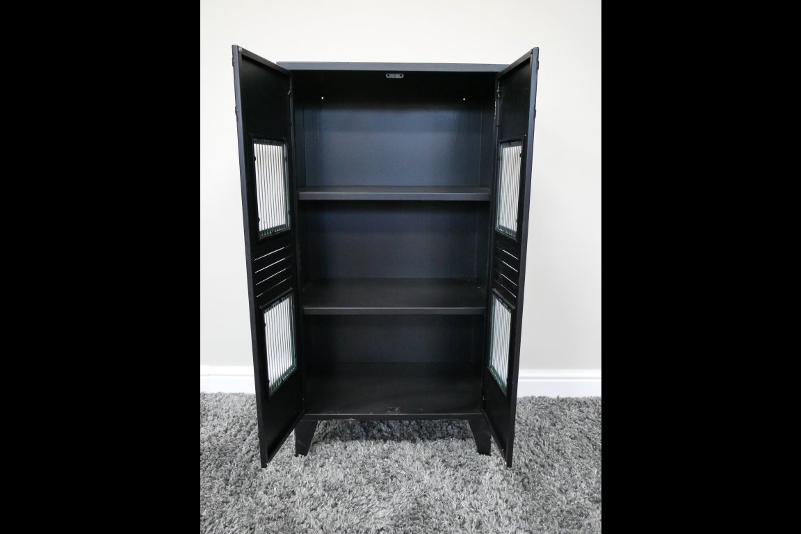 Black Industrial Cabinet